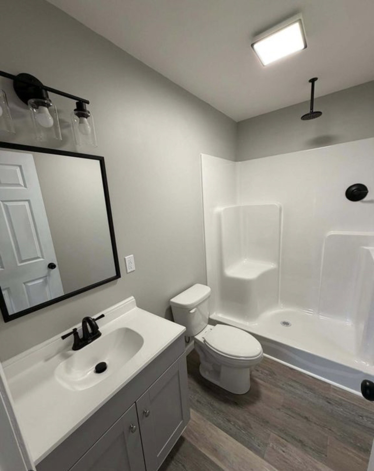 Second bathroom with shower