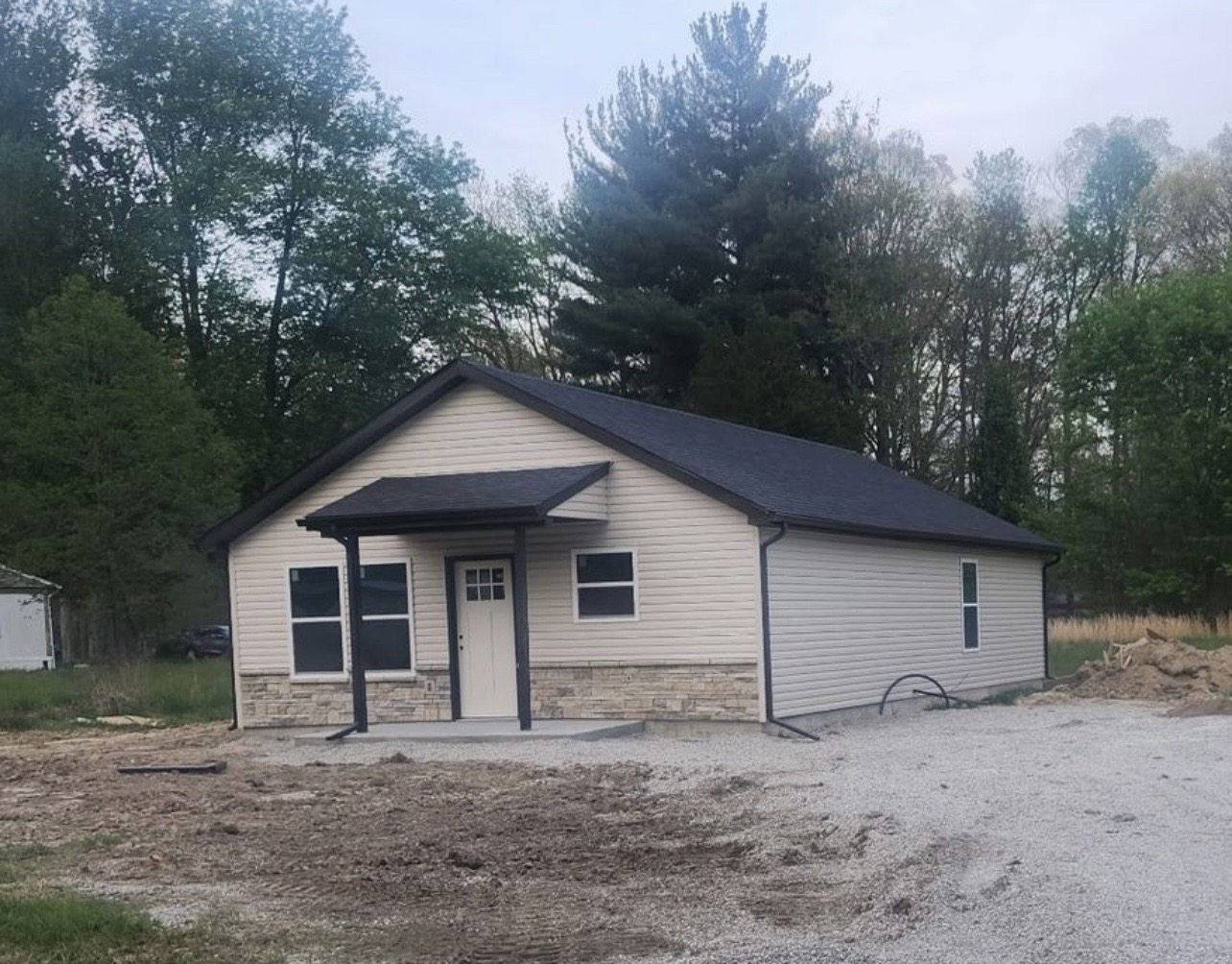 Exterior of completed home at 1804 Country Manor Street